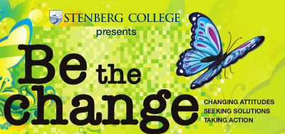 Be the Change Poster logo