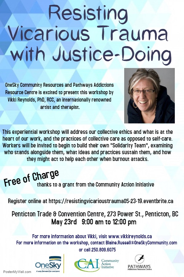 Resisting Vicarious Trauma - May 23rd, 2019 Poster
