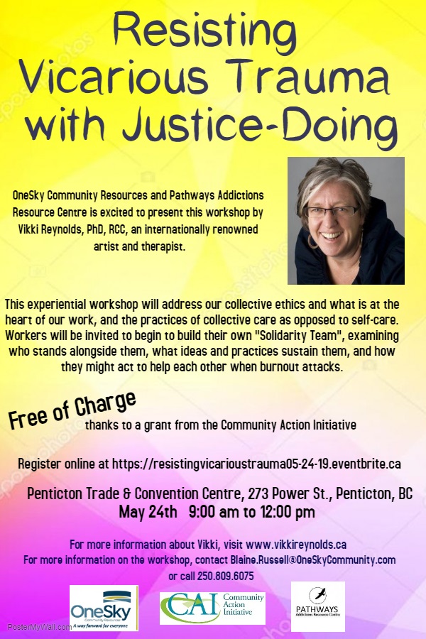 Resisting Vicarious Trauma - May 24th, 2019 Poster