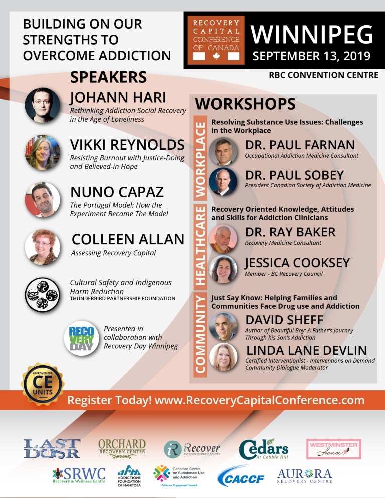 Recovery Capital Conference – Winnipeg, Manitoba