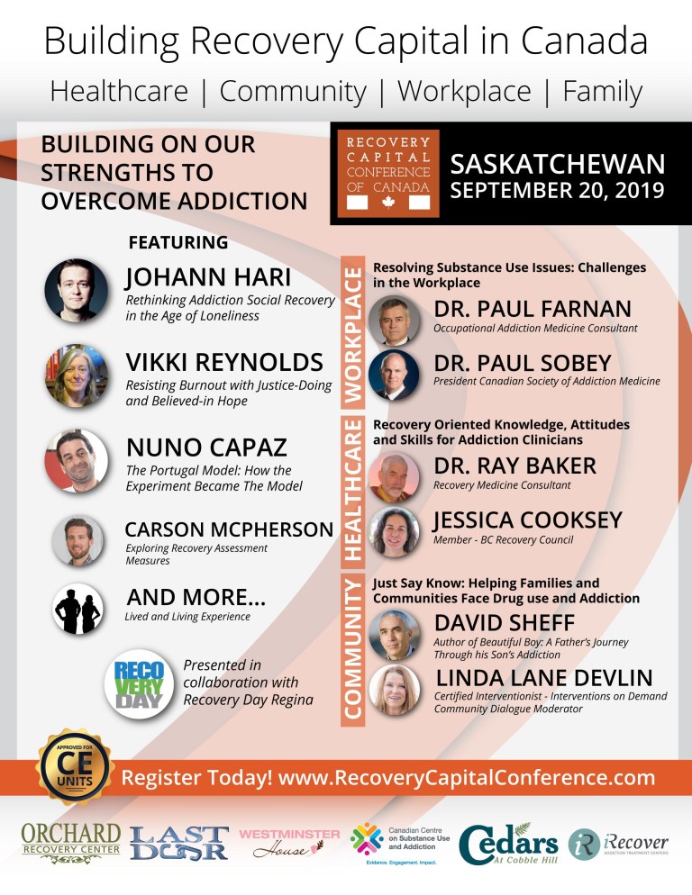 Recovery Capital Conference – Regina, Saskatchewan