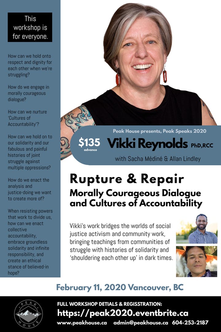 Peak Speaks Rupture & Repair, Morally Courageous Dialogue & Cultures of Accountability