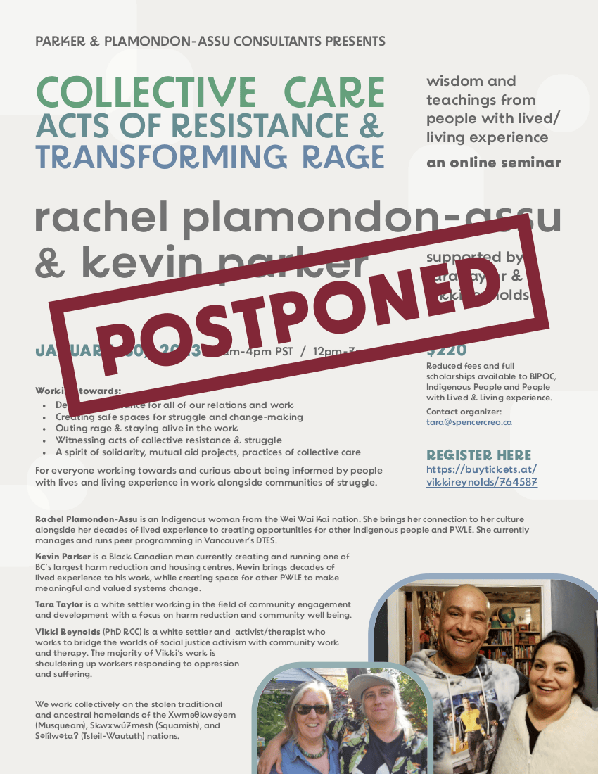 Postponed Welcome to “Justice-Doing in Alternative Practice” Workshop Oct. 27 & 28 2022